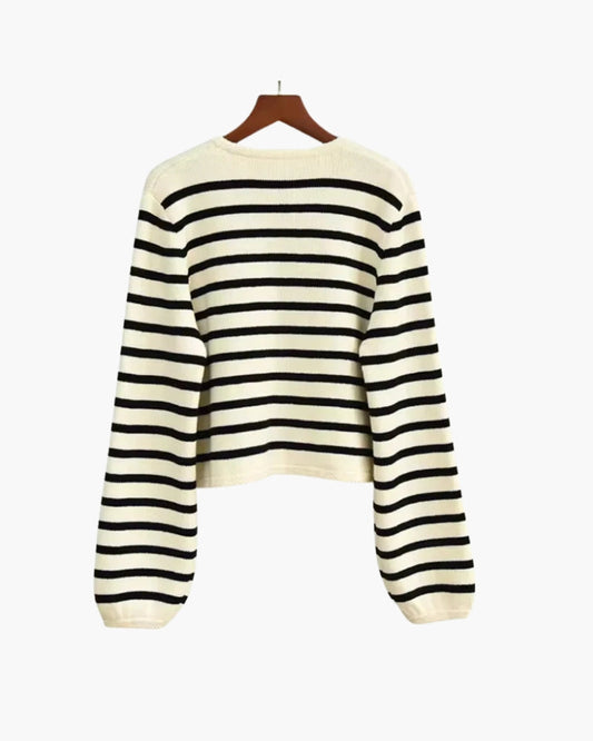 Premium Striped Wool Vest - Montierri