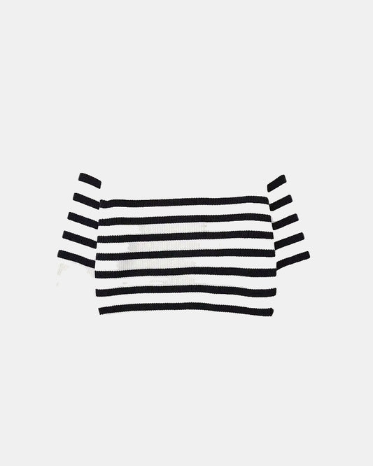 Striped Zip Up Sweater