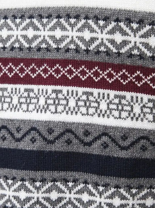Half Zip Knit Pullover Sweater - Montierri