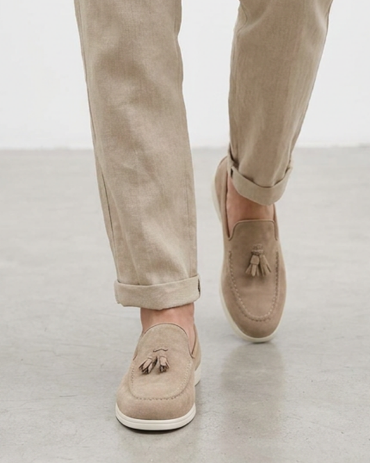 Lucerne Suede Tassel Loafers