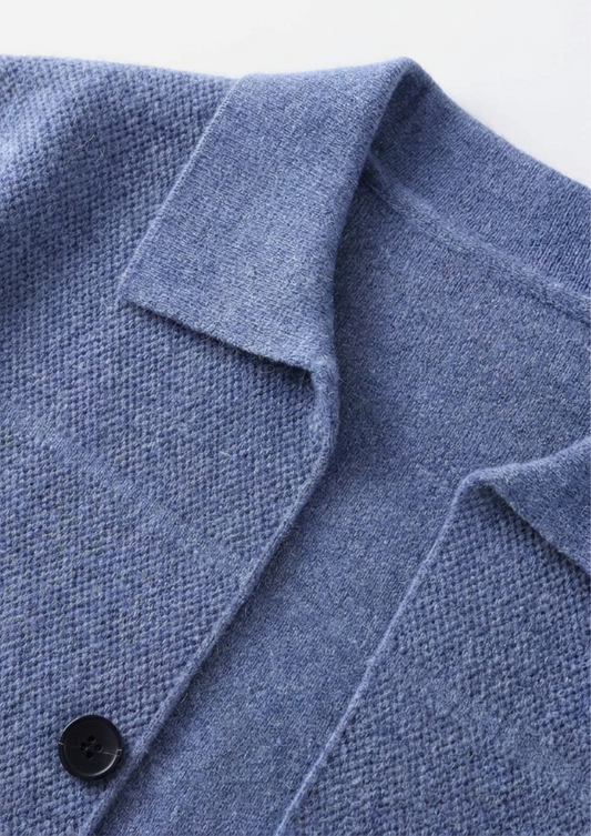Genoa Merino Wool Button Overshirt