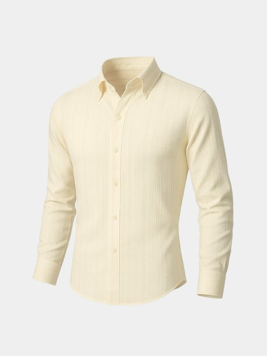 Striped Button Down Seersucker Shirt - Montierri