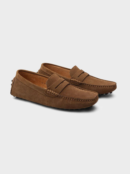 Bellagio Suede Boat Loafers