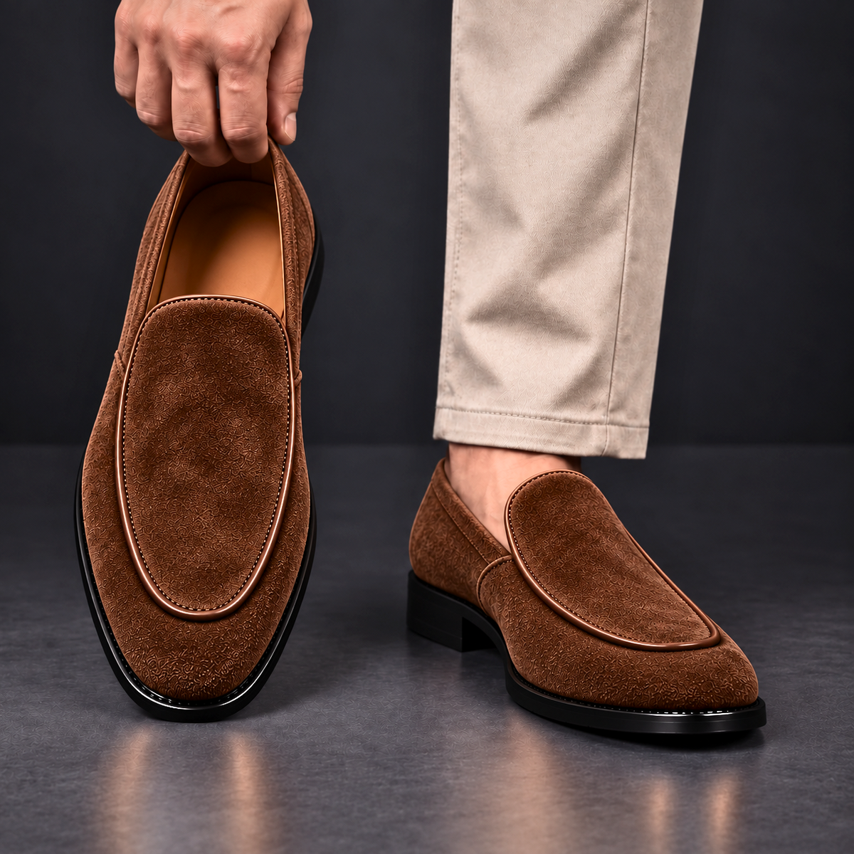 Vicenza Suede Loafers