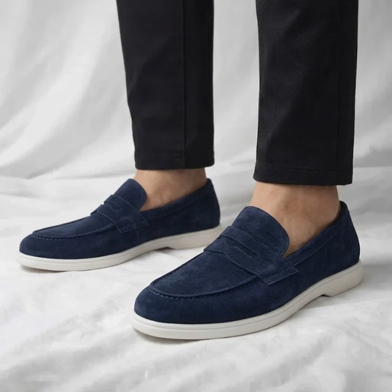 Sintra Suede Penny Loafers