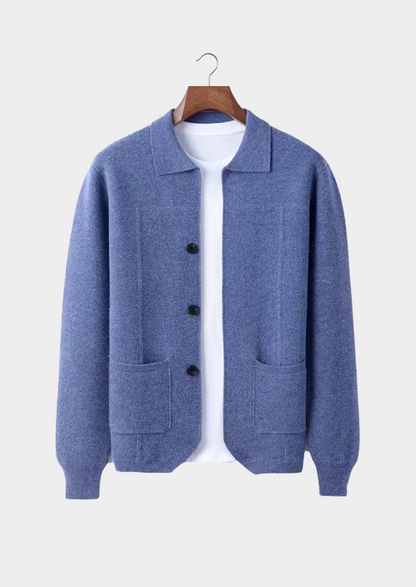 Genoa Merino Wool Button Overshirt