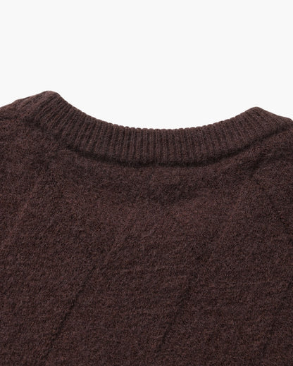 Diamond Knit Crewneck Sweater - Montierri