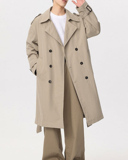 Classic Double-Breasted Trench Coat - Montierri