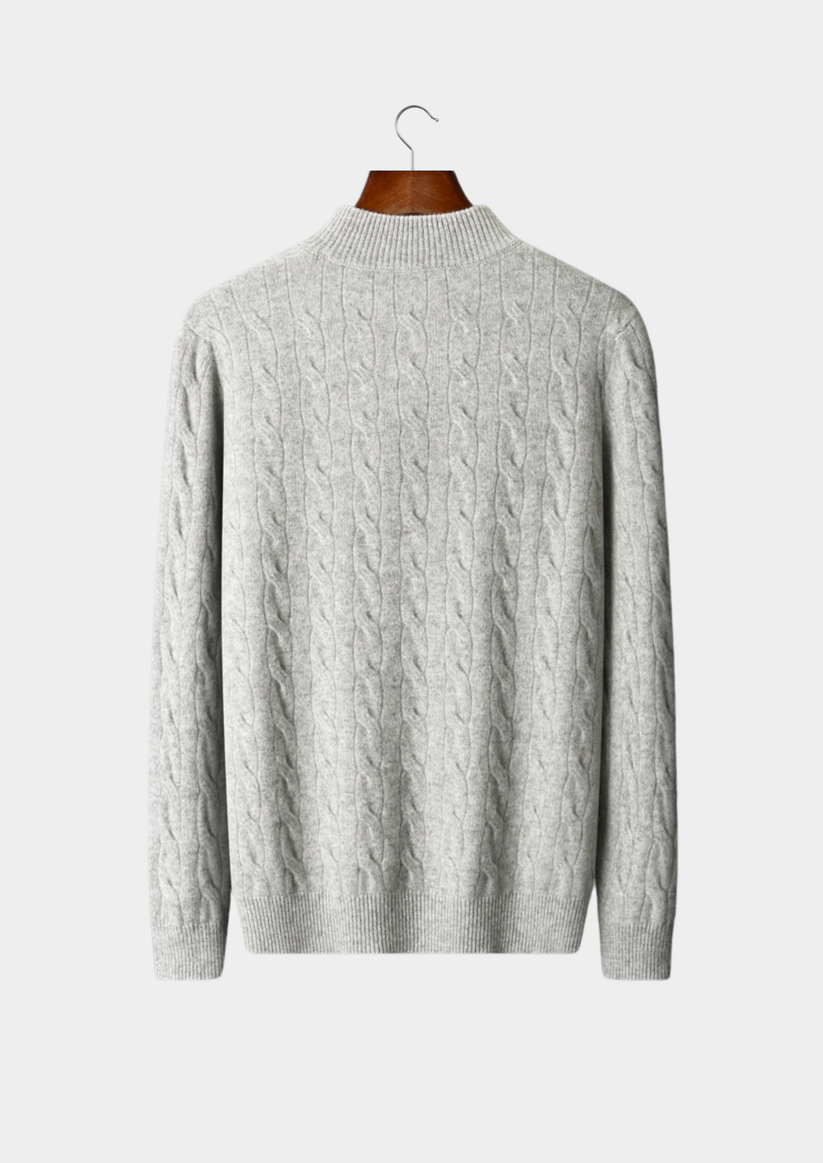 Lech Cable Knit Half Zip