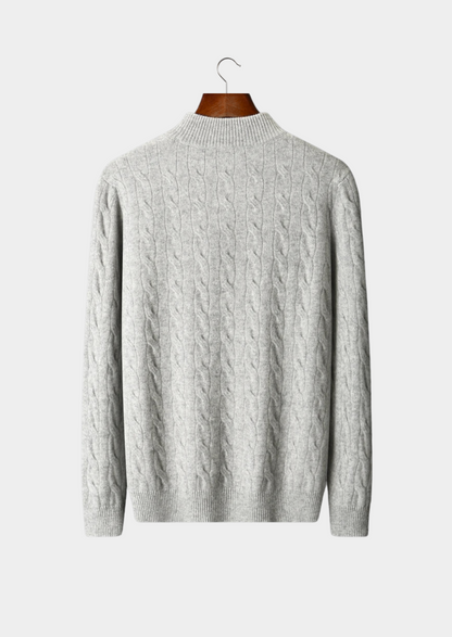 Lech Cable Knit Half Zip