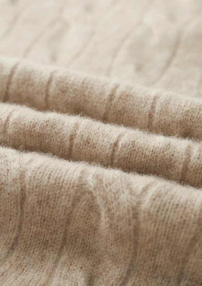 Lech Cable Knit Half Zip
