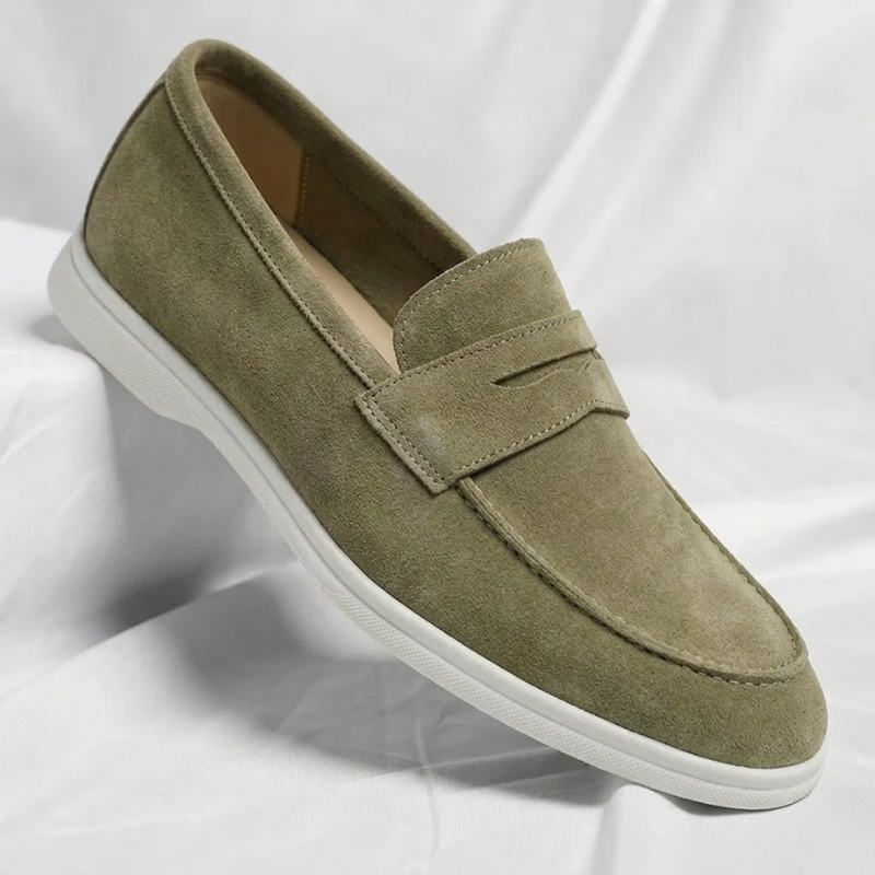Sintra Suede Penny Loafers