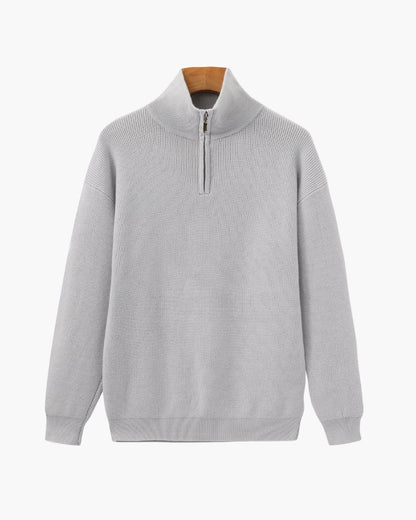 Refined Half-Zip Knit Pullover - Montierri