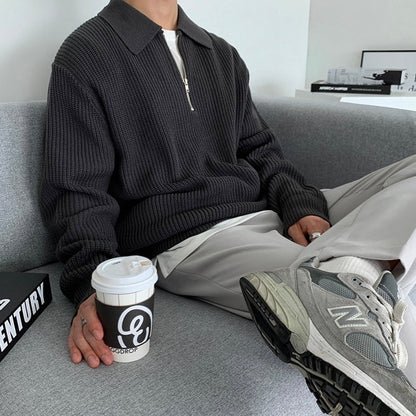 Hallstatt Cotton Half Zip Polo