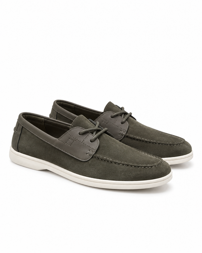 Como Suede Lace-Up Loafers