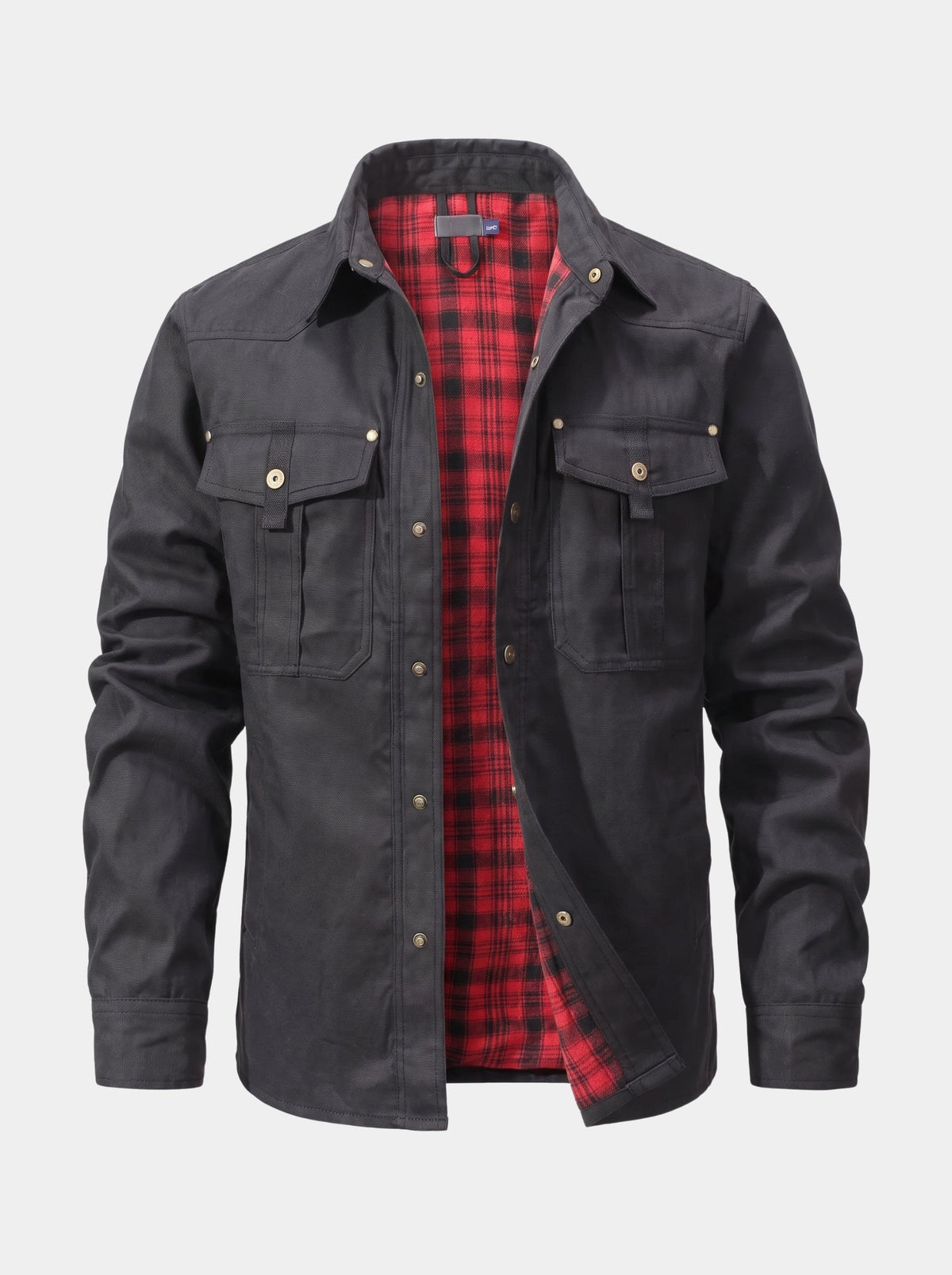 Forge Flannel-Lined Snap Jacket