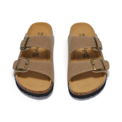 Suede Birken Sandal - Sand | Montierri