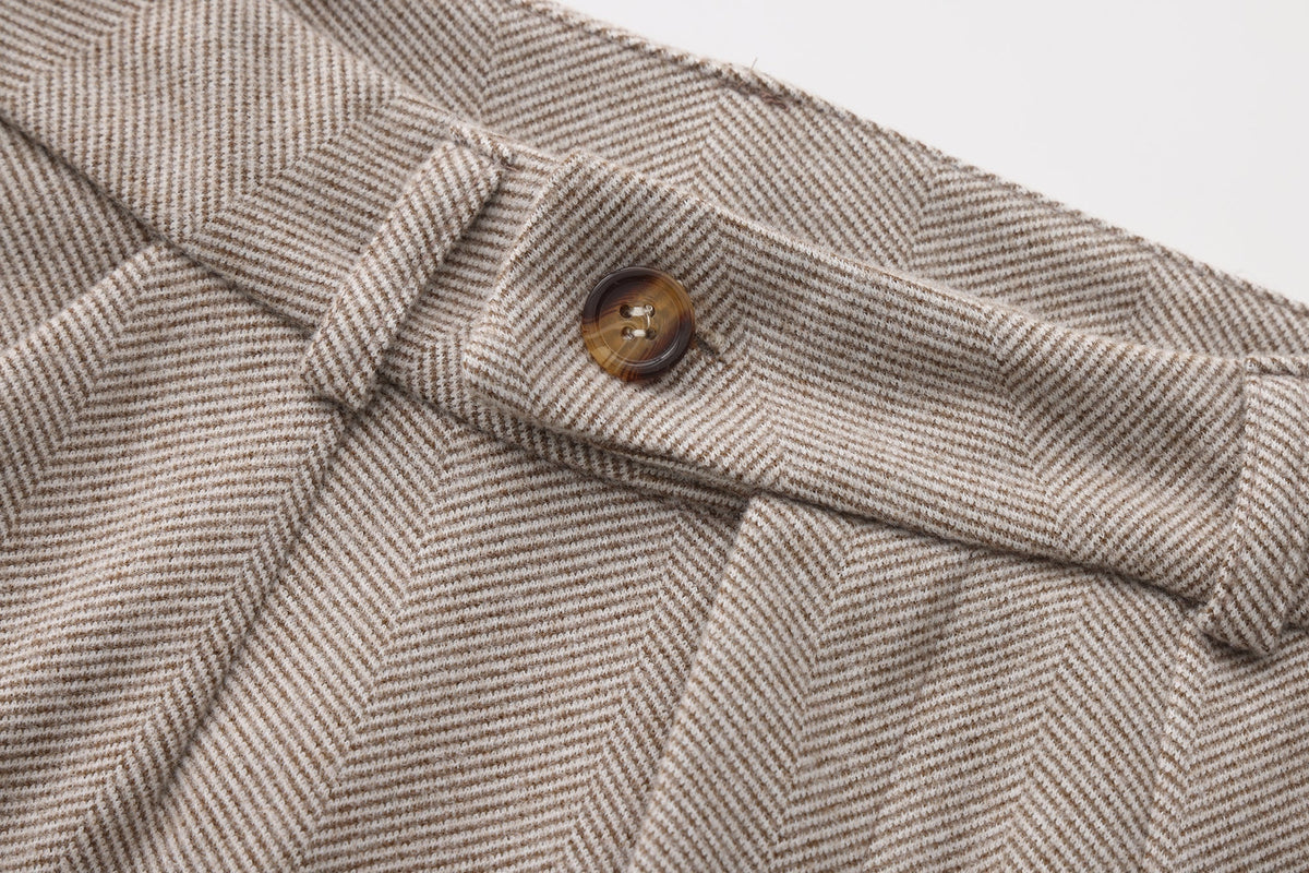Asiago Herringbone Trousers
