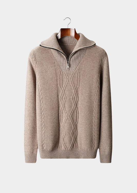 Innsbruck Textured Merino Half Zip