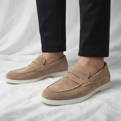 Sintra Suede Penny Loafers