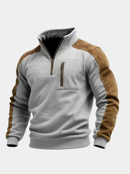 Urban Explorer High Collar Quarter Zip Pullover - Montierri