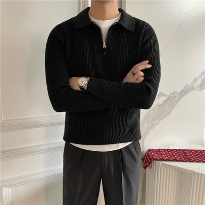 Lindau Ribbed Half Zip Sweater