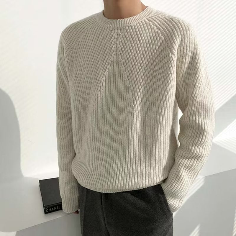 Kaprun Ribbed Mock Neck Sweater