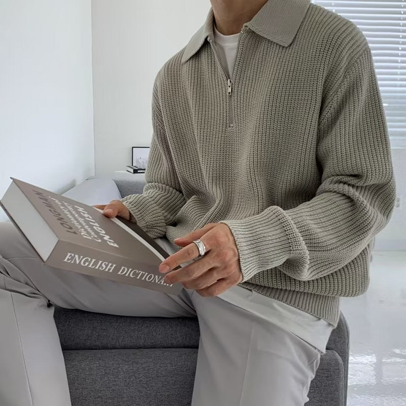Hallstatt Cotton Half Zip Polo