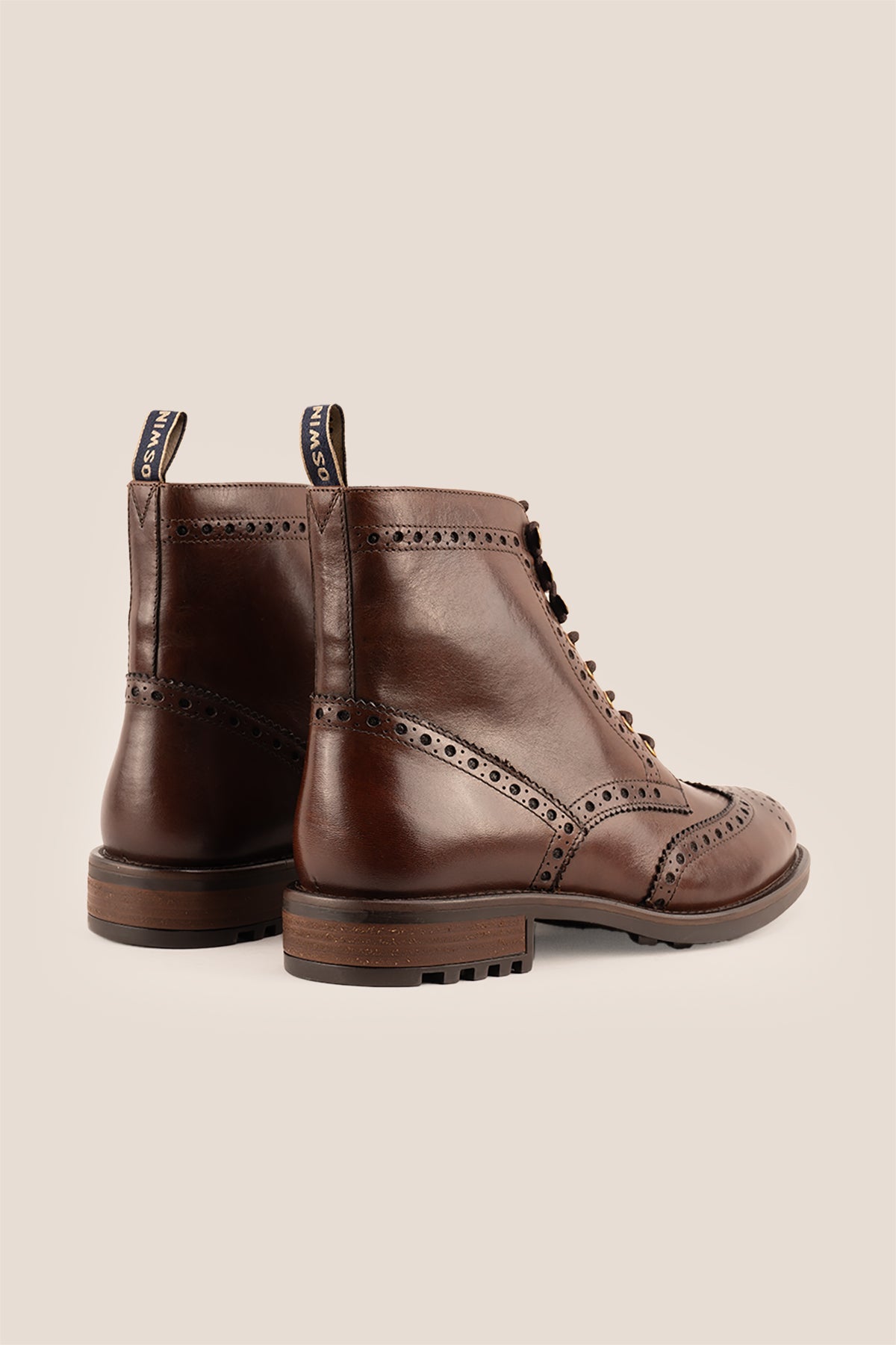 Harrogate Brown Brogue Boots