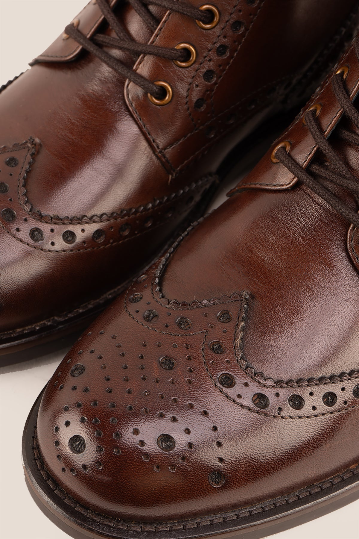 Harrogate Brown Brogue Boots