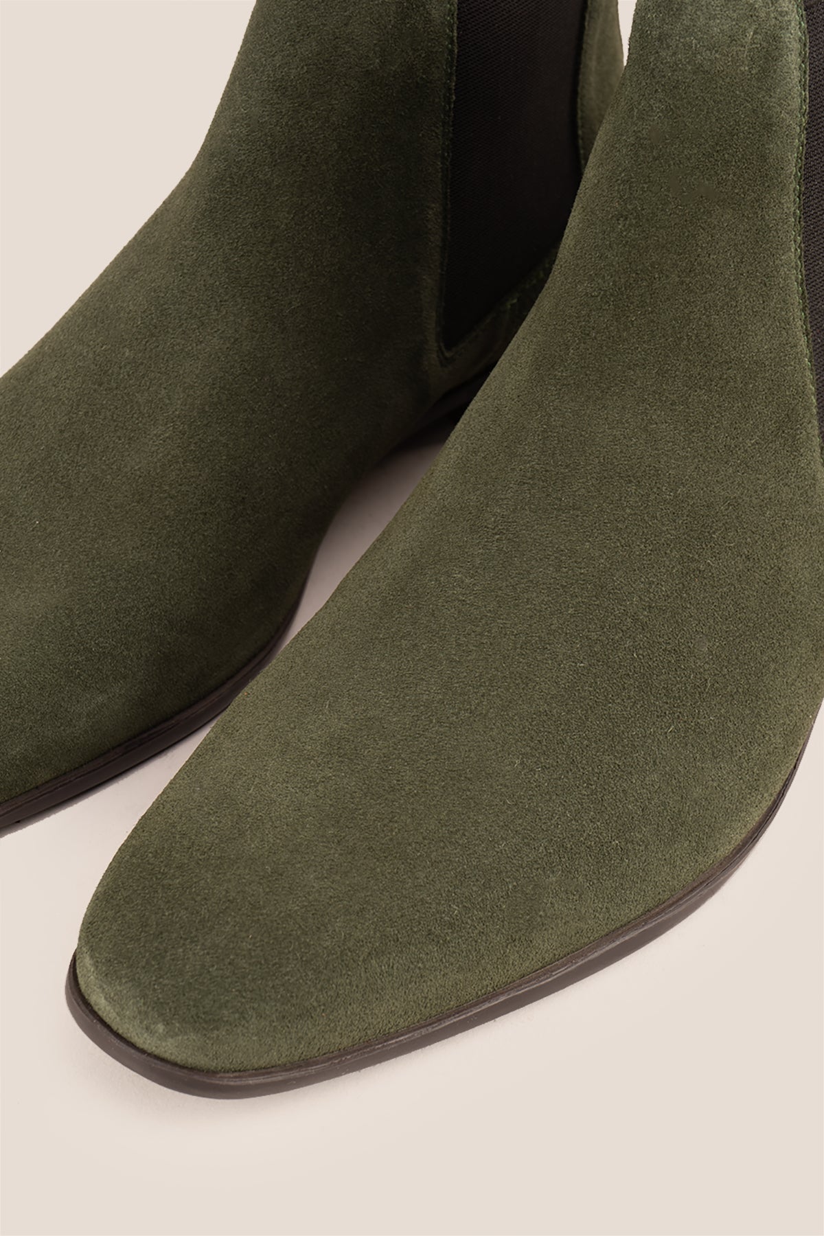 Arosa Green Suede Chelsea Boots