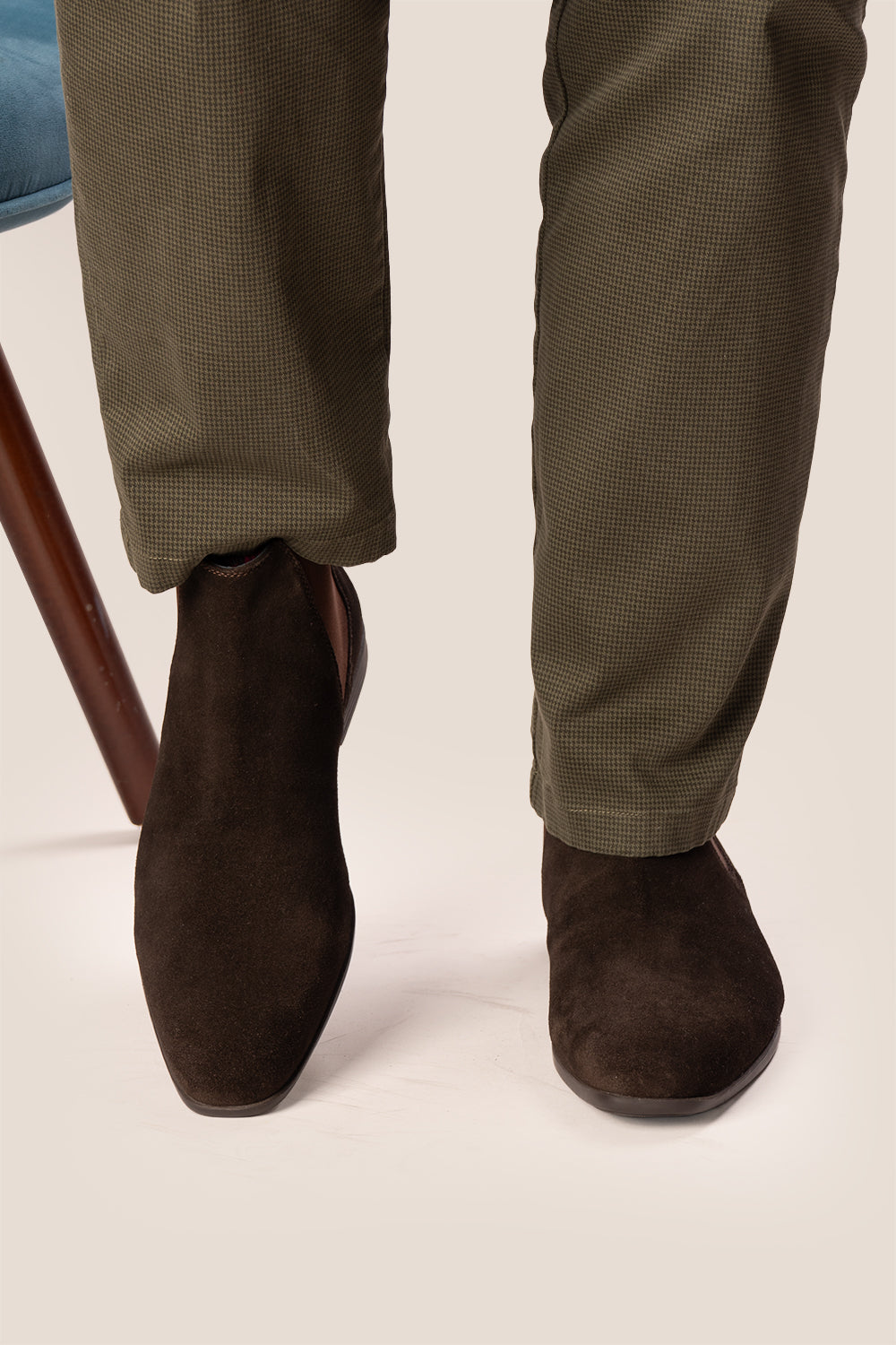 Arosa Brown Suede Chelsea Boots