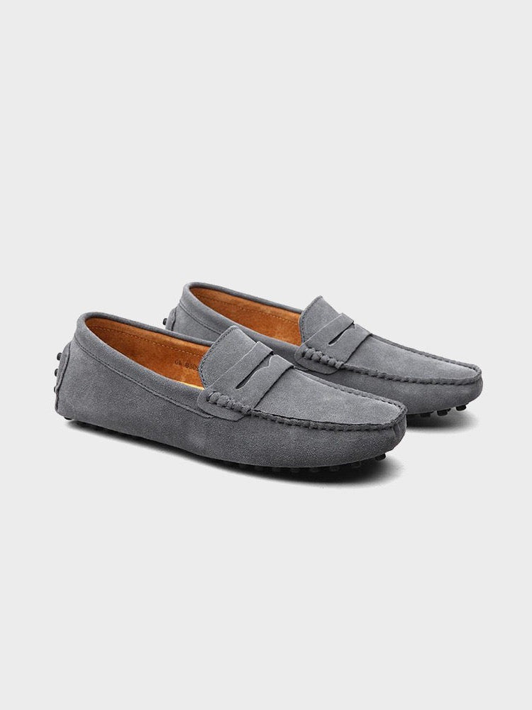 Bellagio Suede Boat Loafers