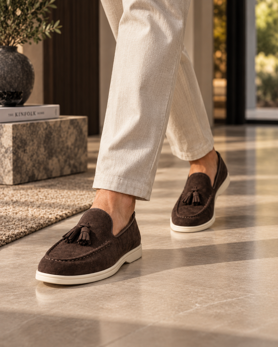 Lucerne Suede Tassel Loafers