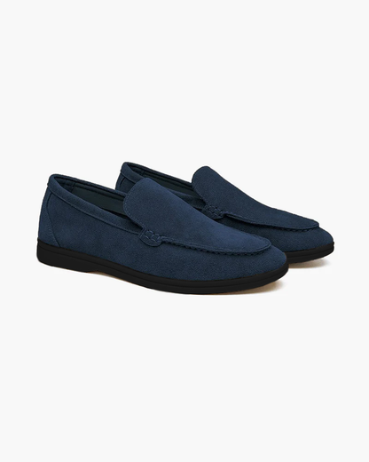 Premium Suede Loafers - Black Soles - Montierri