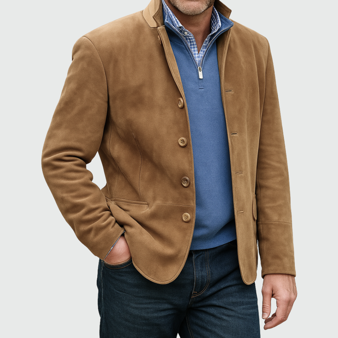 Bellagio Suede-Effect Jacket