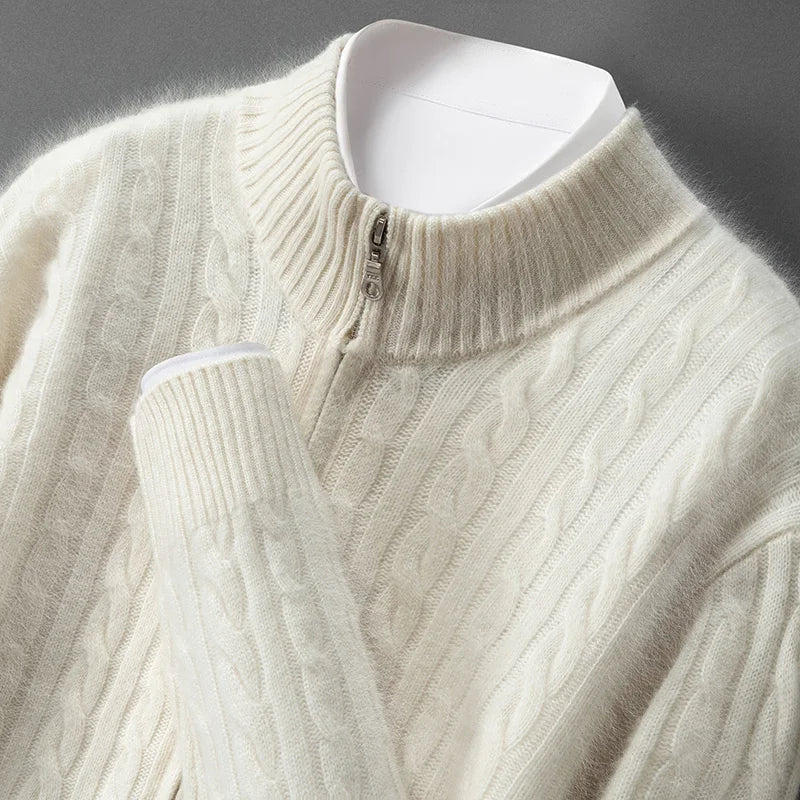 Lenzerheide Cashmere Zip Sweater