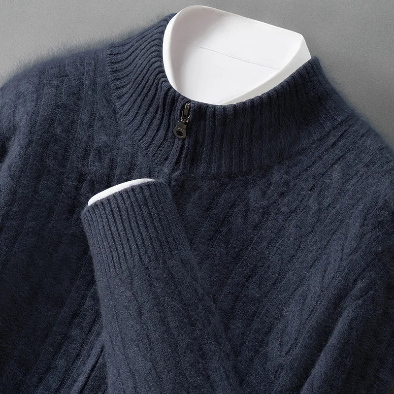 Lenzerheide Cashmere Zip Sweater