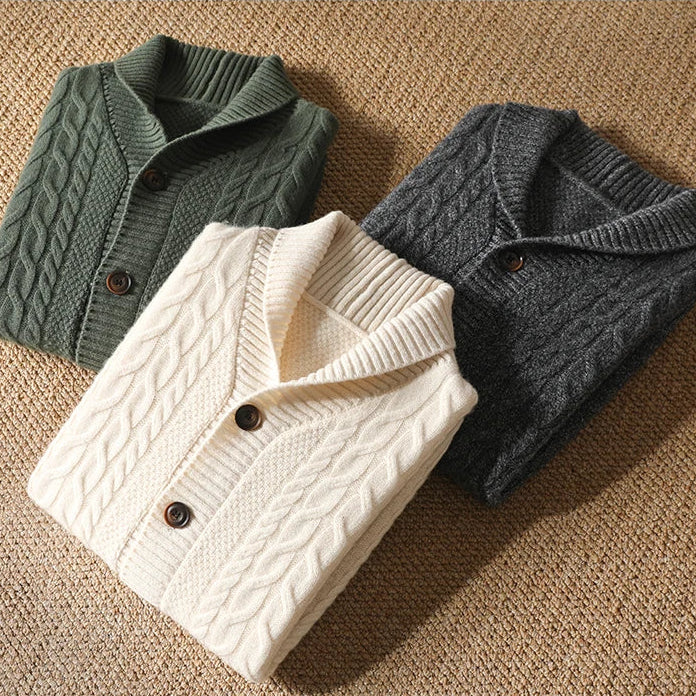Cotswold Merino Cable Cardigan