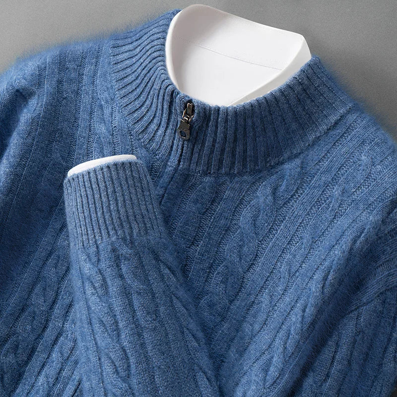 Lenzerheide Cashmere Zip Sweater