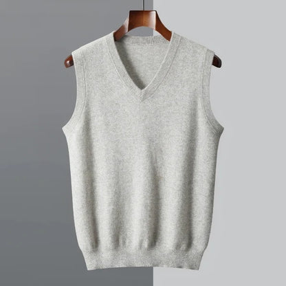 Brixen Cashmere V-Neck Vest