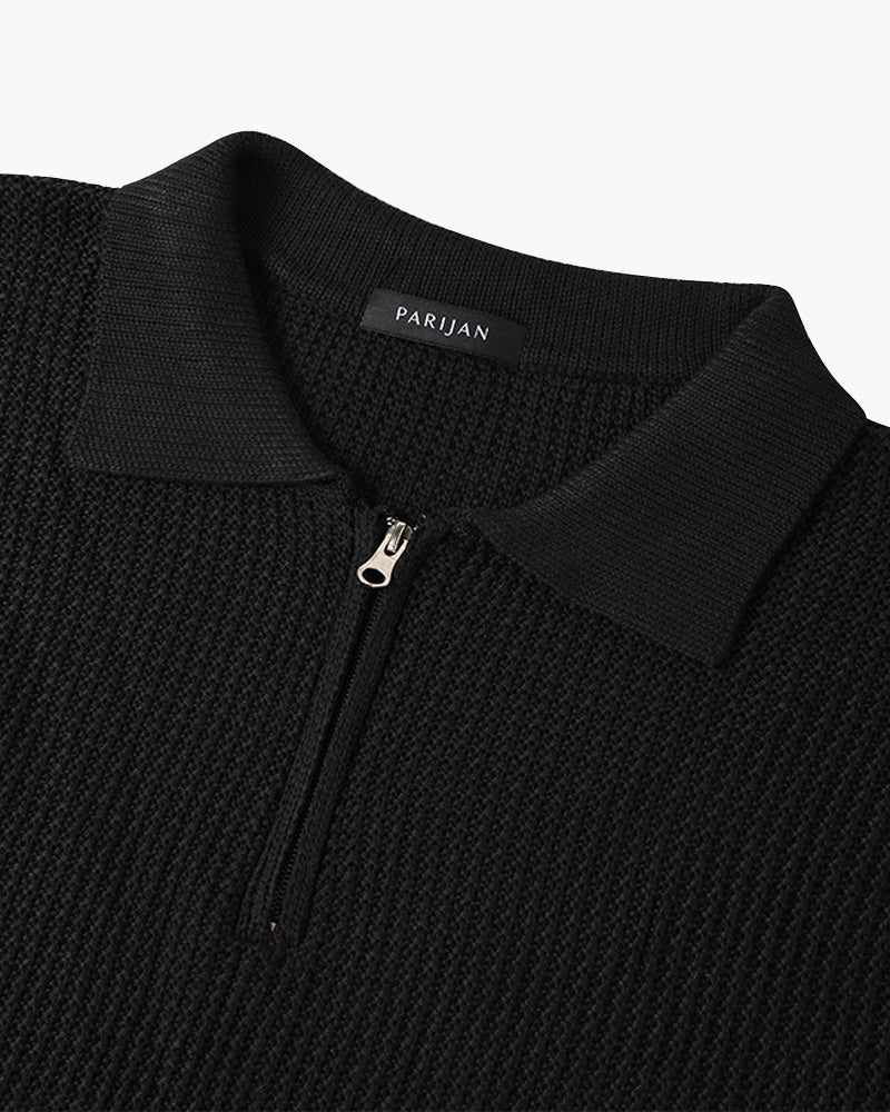 Lindau Ribbed Half Zip Sweater