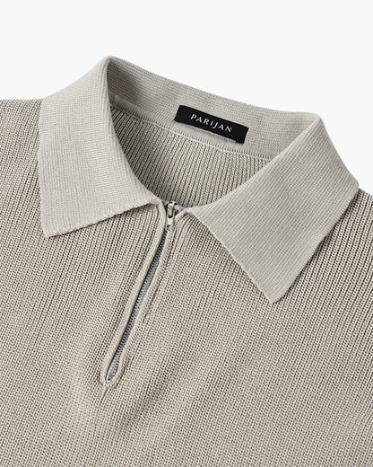 Hallstatt Cotton Half Zip Polo