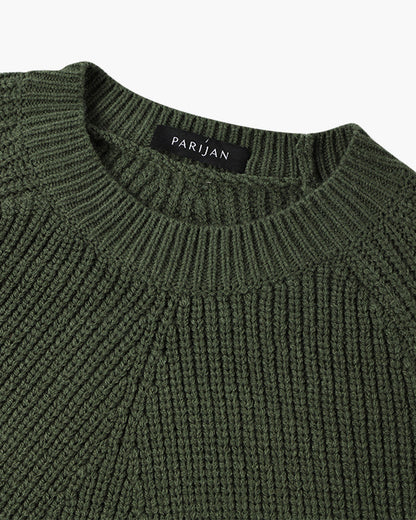 Kaprun Ribbed Mock Neck Sweater