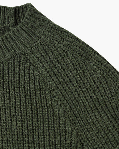 Kaprun Ribbed Mock Neck Sweater