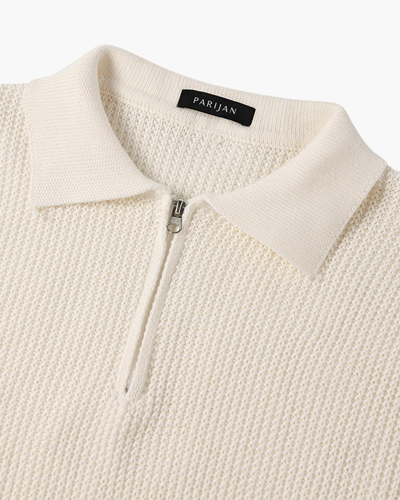 Lindau Ribbed Half Zip Sweater