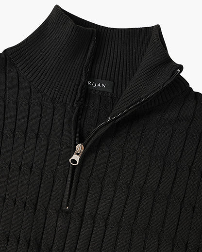 Courmayeur Cable Half Zip Sweater
