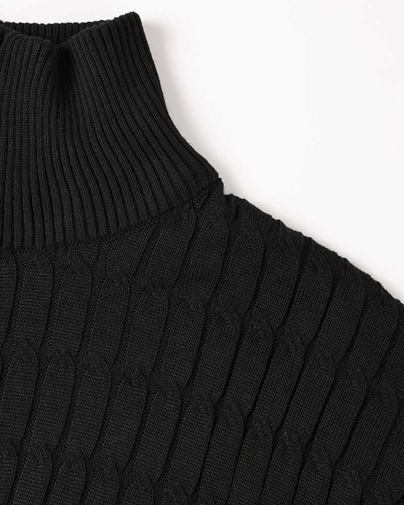 Courmayeur Cable Half Zip Sweater