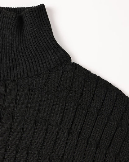 Courmayeur Cable Half Zip Sweater