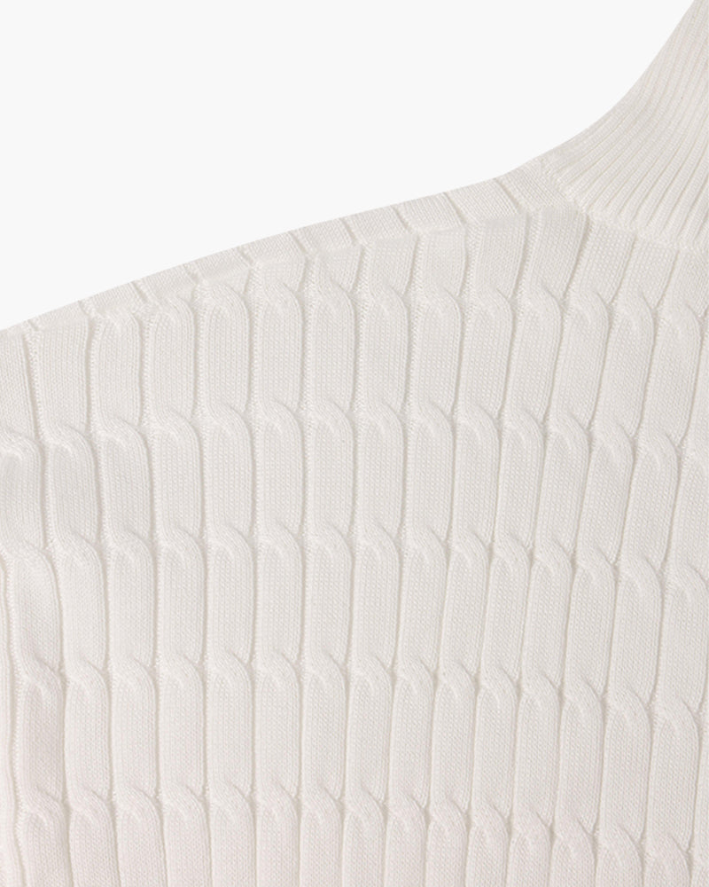 Courmayeur Cable Half Zip Sweater